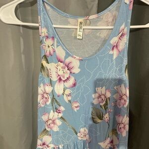 Grecelle Blue Floral Maxi Dress